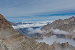 Aufstieg am Oberrothorn, Blick Richtung Mattertal
