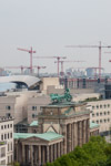 Brandenburger Tor - Blick von der Dachterasse des Bundestages
