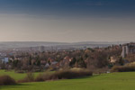 April 2013: Blick von der ehemaligen Bauschuttdeponie Geismar auf Göttingen