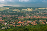 Juni 2014: Blick auf die Göttinger Innenstadt vom Bismarckturm