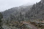 Erster Schnee am 30.08.2010, Naturweg, Riffelalp, 2200 m