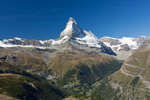 Matterhorn, Blick vom Panoramaweg, Rothorn